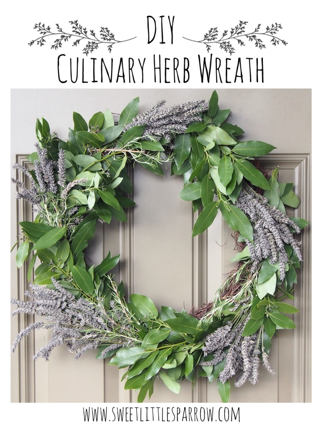 {DIY} Cullinary Herb Wreath